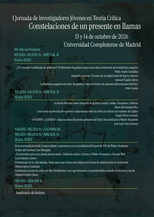 Programa del 14 de octubre de 2026